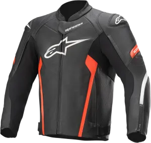 ALPINESTARS Faster v2 Leather Jacket - Black/Red - US 44 / EU 54 3103521-1030-54