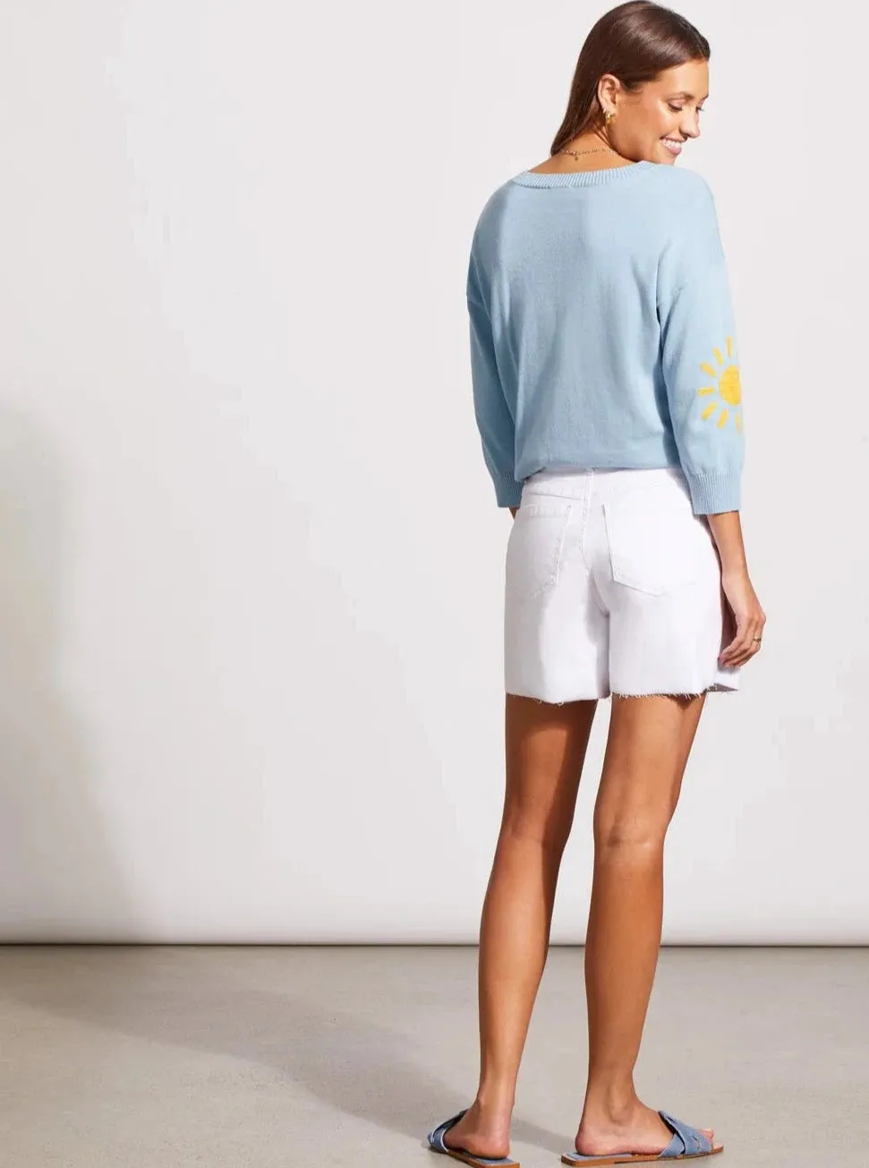 Audrey Girlfriend Classic Short [White-5378O]