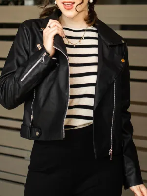 Billie Faux Leather Jacket