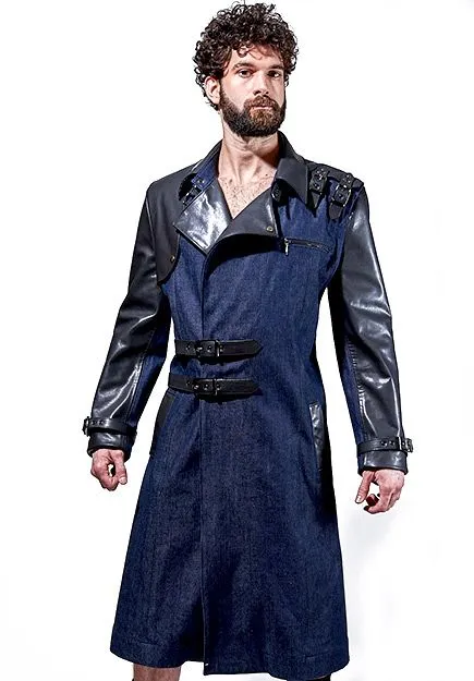 Denim Trench Coat