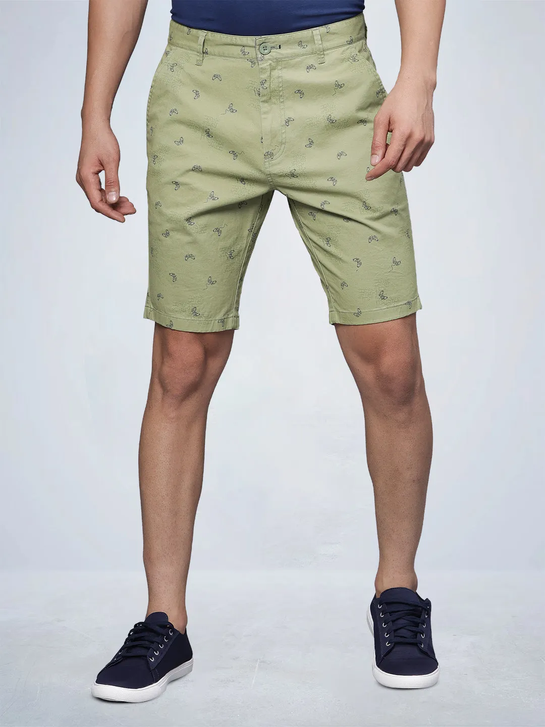 Gamer Print Chino Shorts