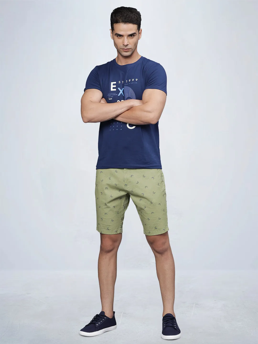Gamer Print Chino Shorts