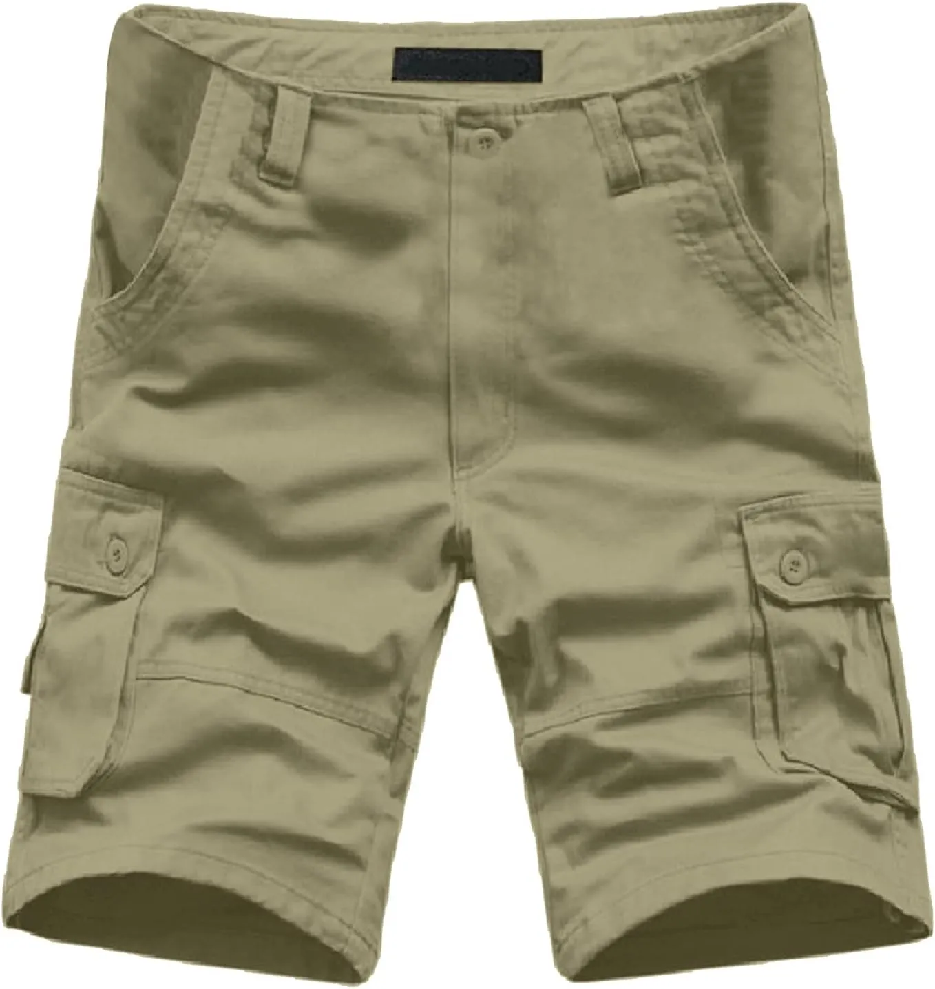 LCMTWX Cargo Shorts for Men Stretch Waist Work Shorts Outdoor Hiking Fishing Capri Shorts Tactical Athletic Shorts Pockets