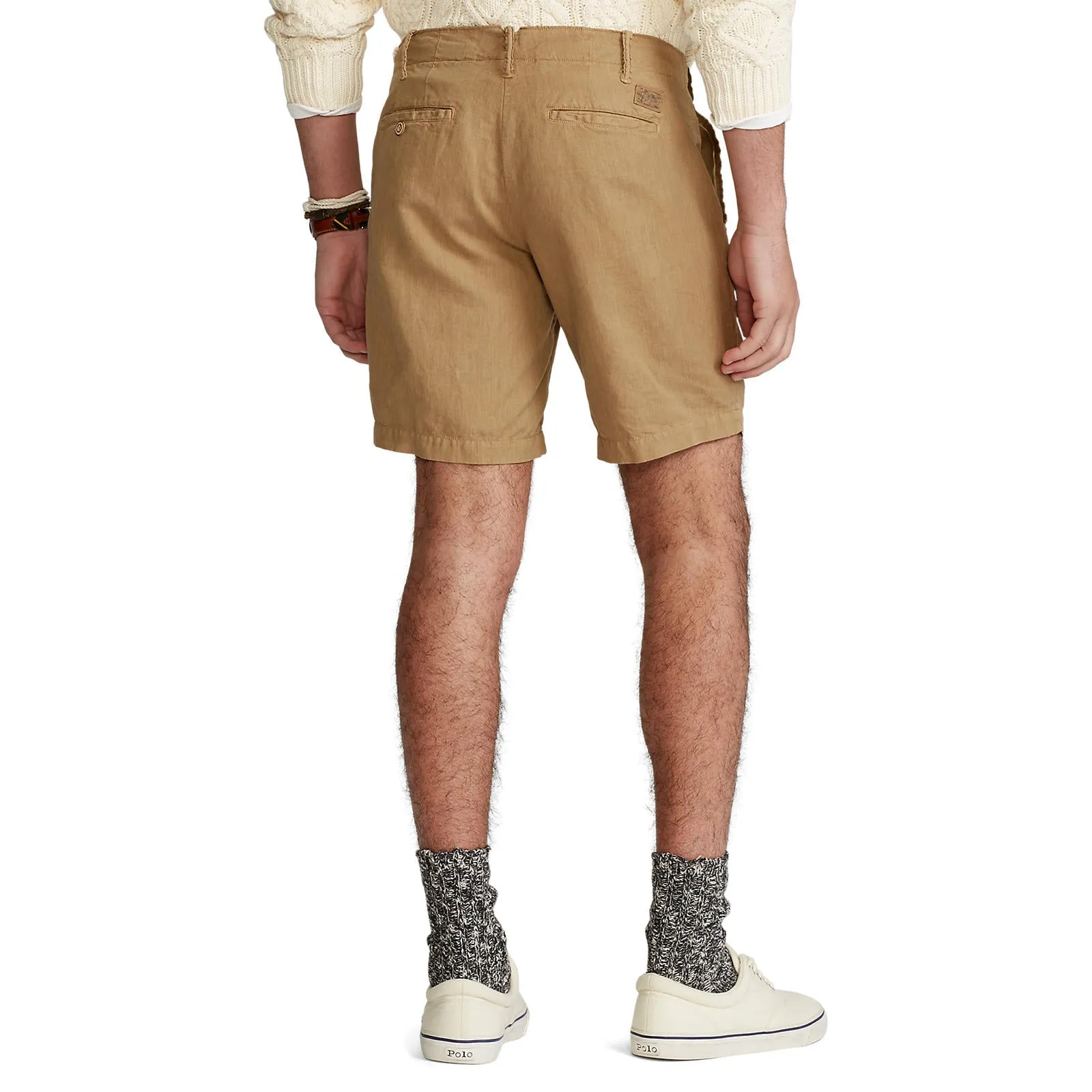 Linen Shorts – Tan