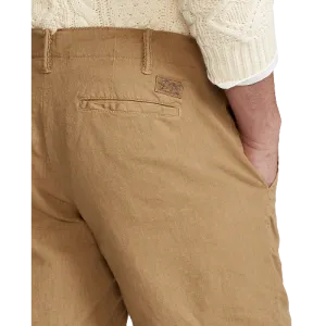Linen Shorts – Tan
