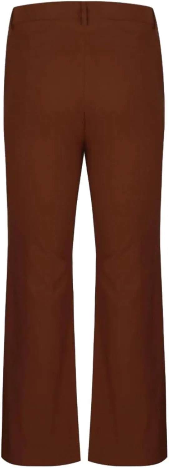 Mens Bell Bottom Pants 70s Fashion Disco Flared Suit Pant Classic Vintage Business Flex Pants Solid Casual Trousers