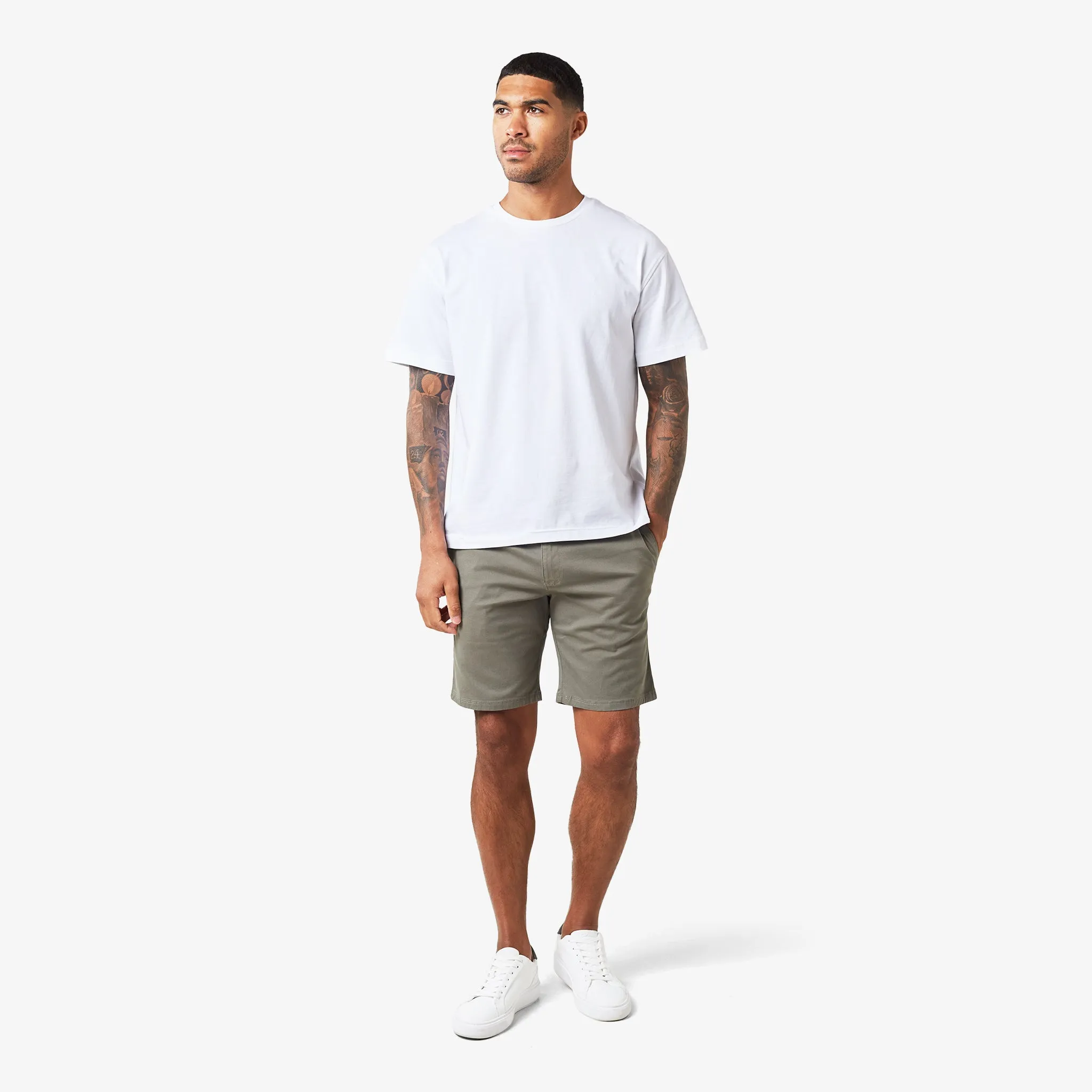 Regular Chino Short | Khaki