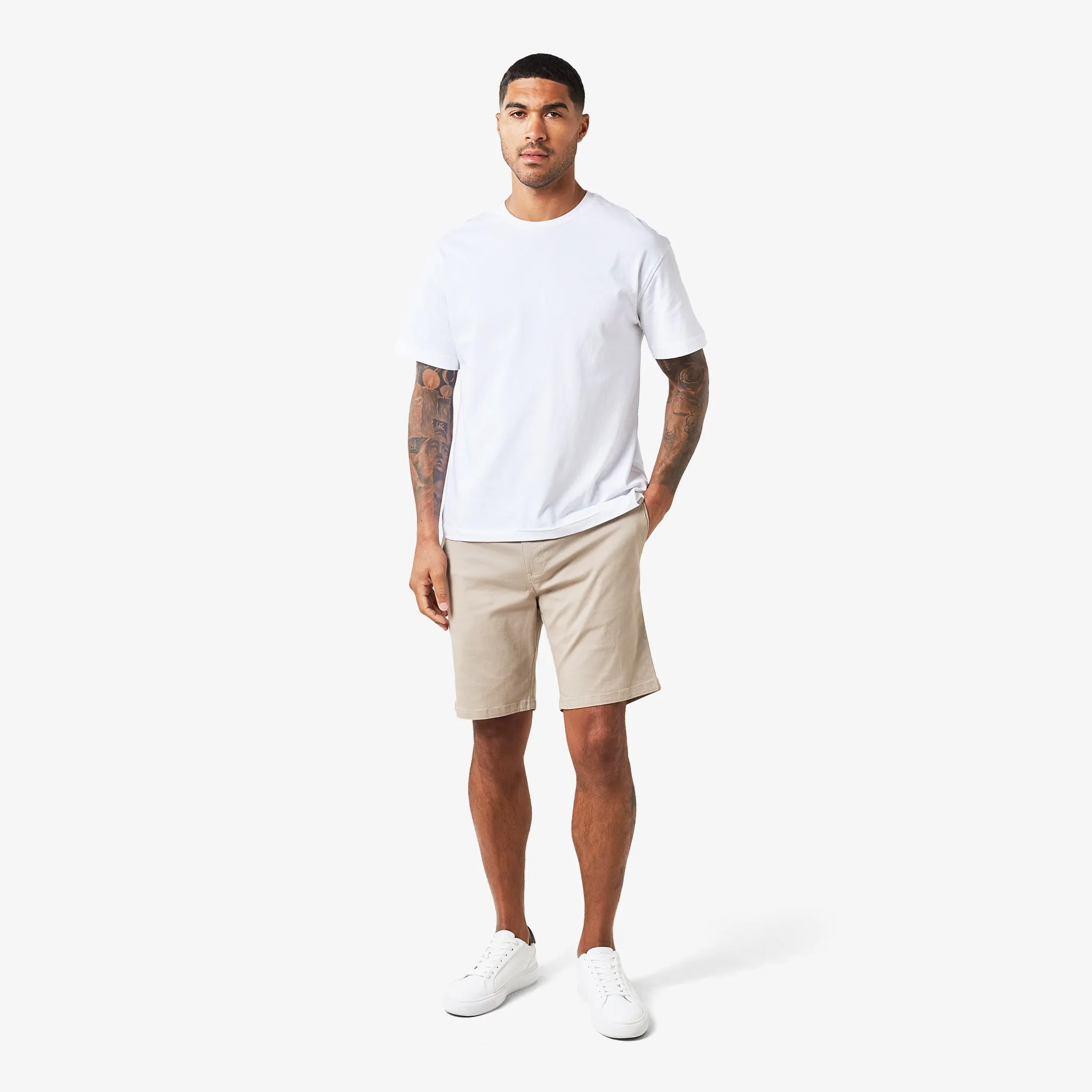Regular Chino Short | Stone