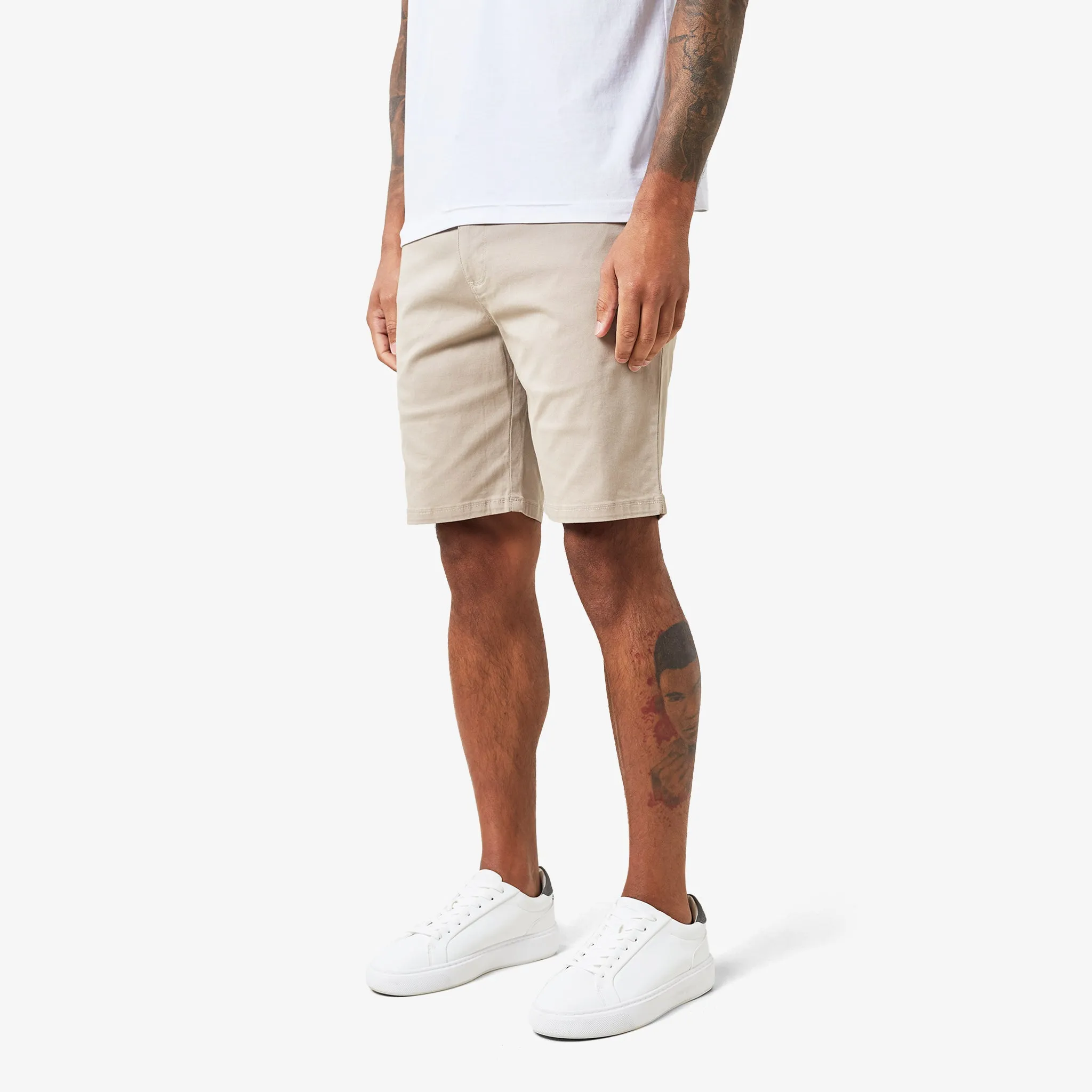 Regular Chino Short | Stone