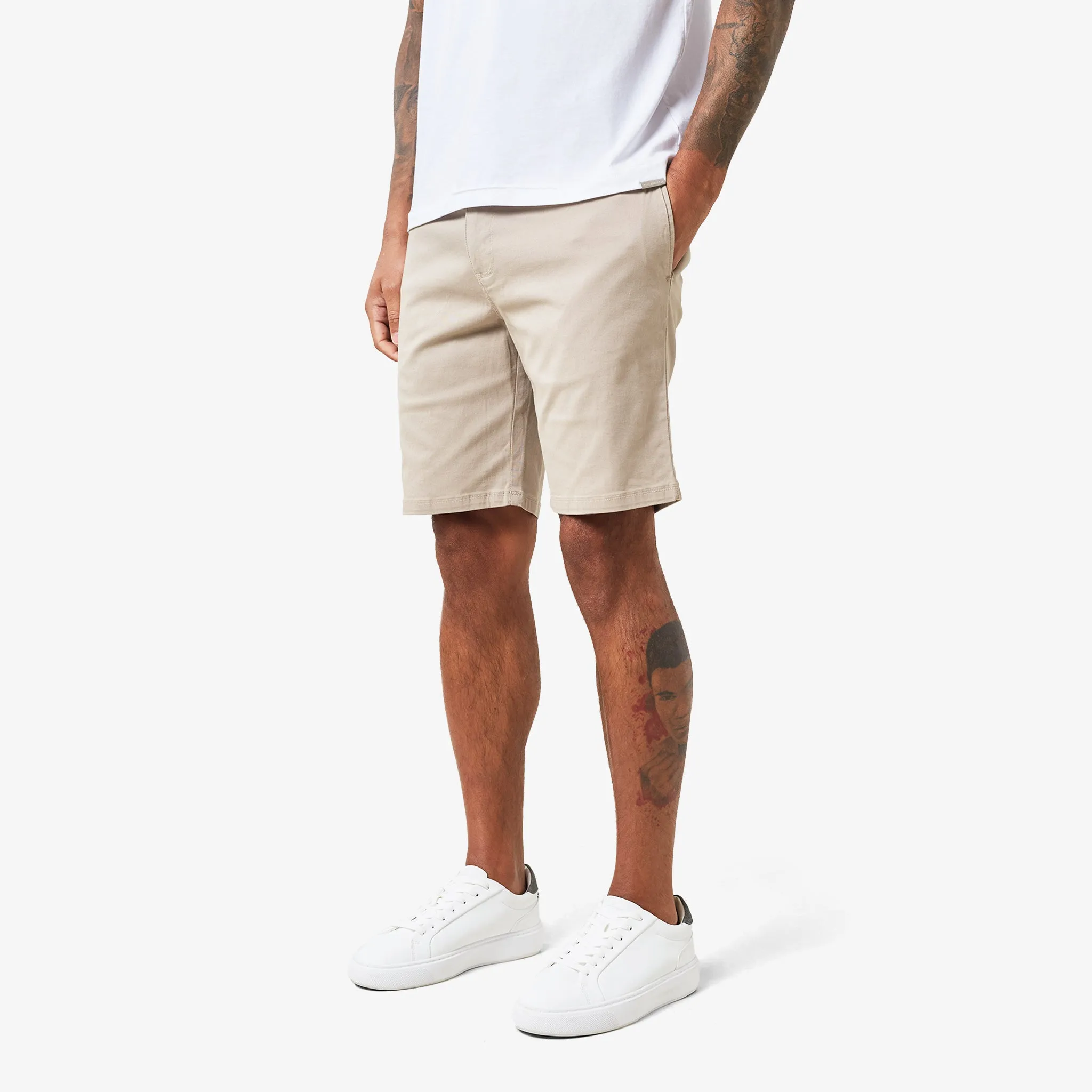 Regular Chino Short | Stone
