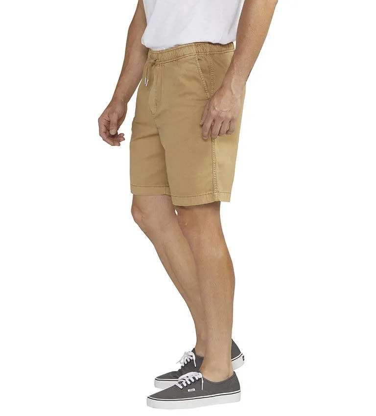 Silver Jeans Mens Tan Pull On Chino Shorts