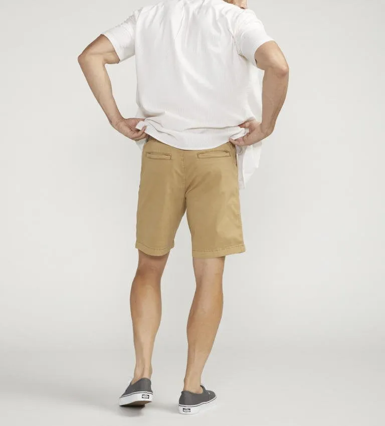 Silver Jeans Mens Tan Pull On Chino Shorts