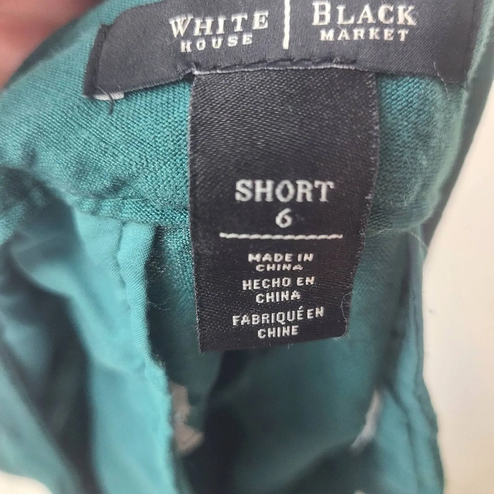 White House I Black Market Linen Shorts