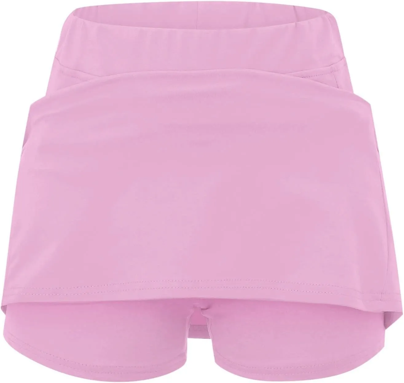 Women's 2 in 1 Athletic Skorts Daisy Printing Breathable Tennis Skirt Shorts Stretchy Workout Running Sport Shorts