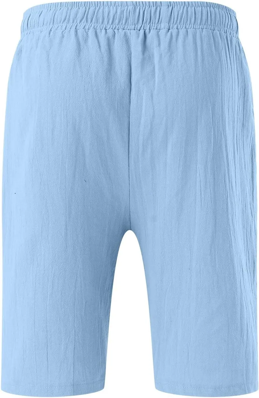 Womens 2024 Casual Shorts Drawstring Comfy Elastic Waist Shorts Quick Dry Athletic Summer Pull On Short Pants with Pockets